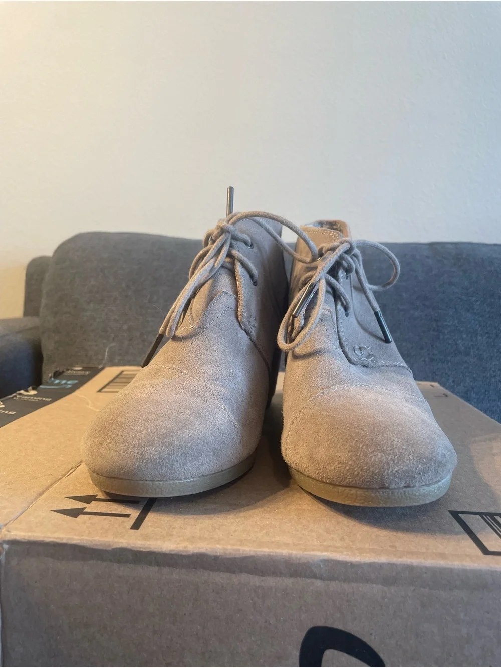 Toms wedge ankle